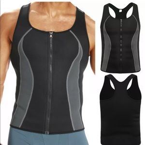US Men's Hot Neoprene Vest Body Shaper Sauna